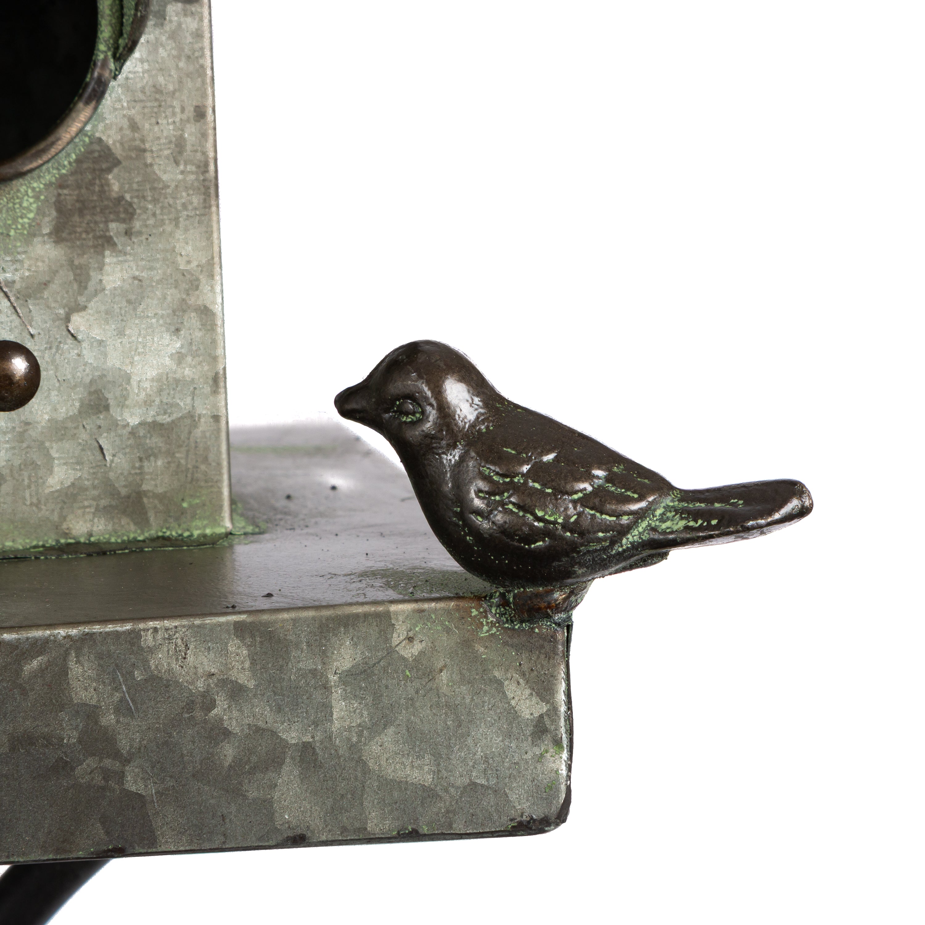 76 Inch Functional Metal Birdhouse Yard Stake